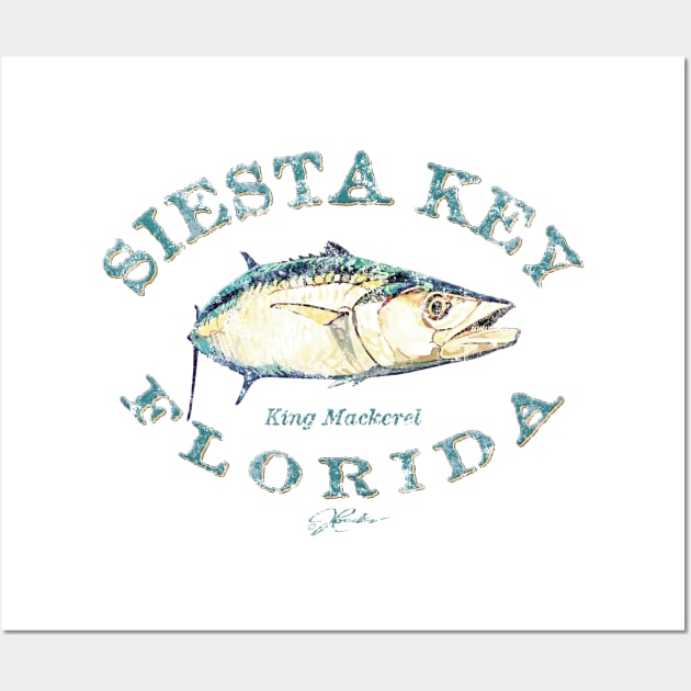 Siesta Key, FL, King Mackerel Wall Art by jcombs